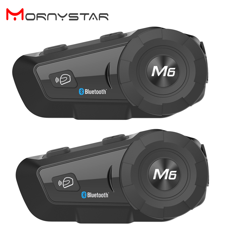 2 шт. MONYSTAR M6 Plus 1000 м  – обзор и цена Full Face Motorcycle Helmet With Bluetooth