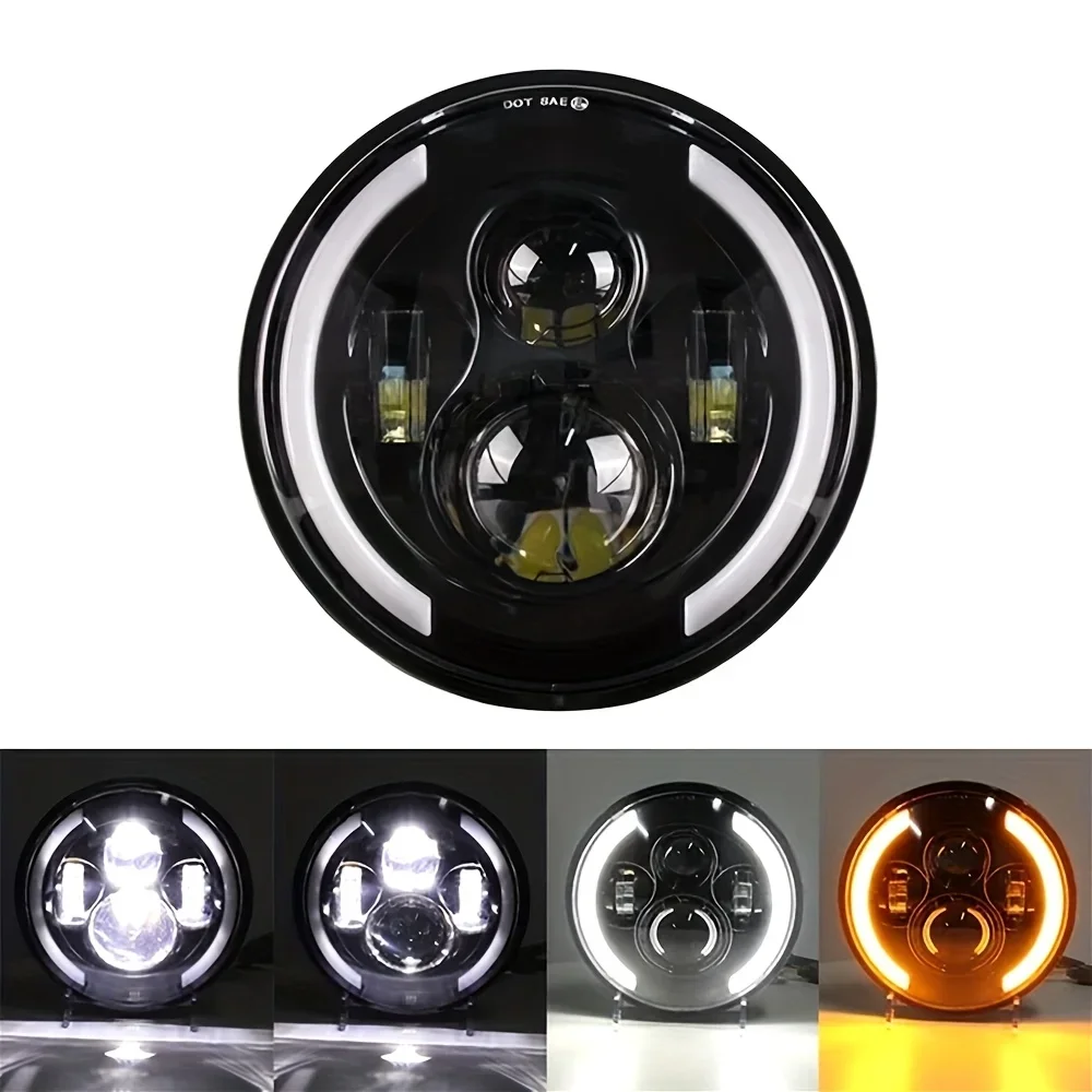 TCYATO 50 Вт, 7-дюймовая (17,7 – обзор и цена Universal Motorcycle Led Headlight Projector