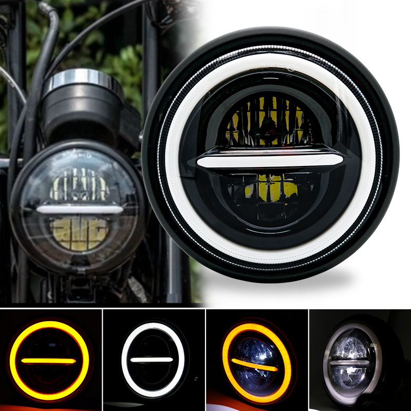 Универсальная светодиодная мот – обзор и цена Universal Motorcycle Led Headlight Projector