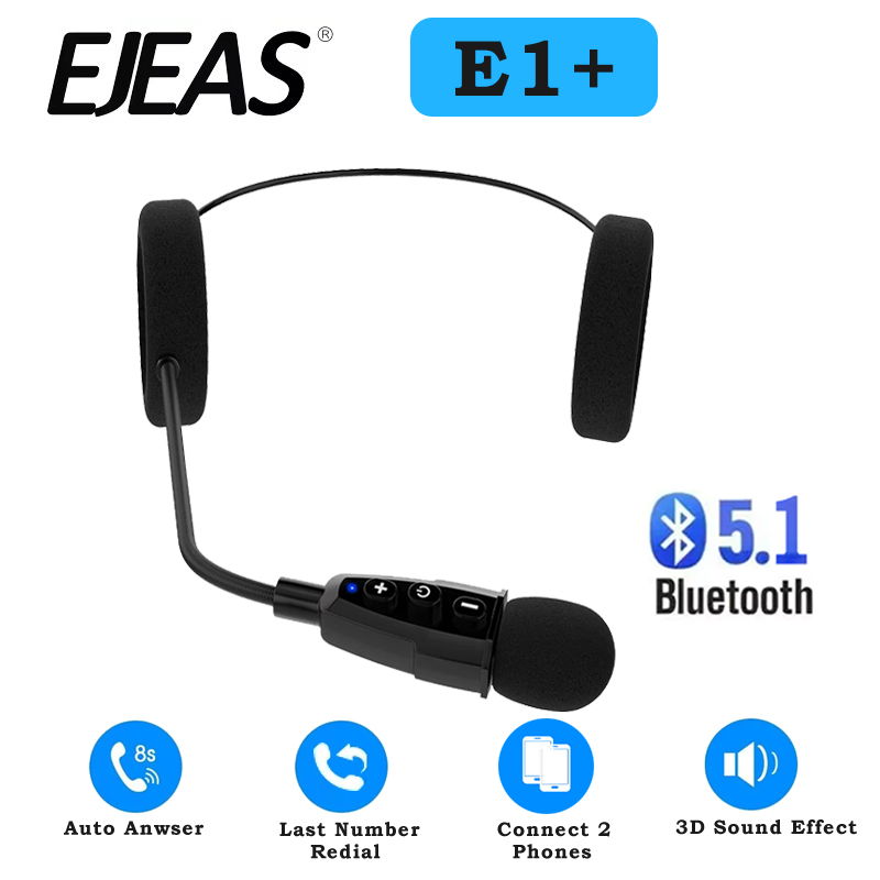 EJEAS E1+ Bluetooth-гарнитура  – обзор и цена Full Face Motorcycle Helmet With Bluetooth